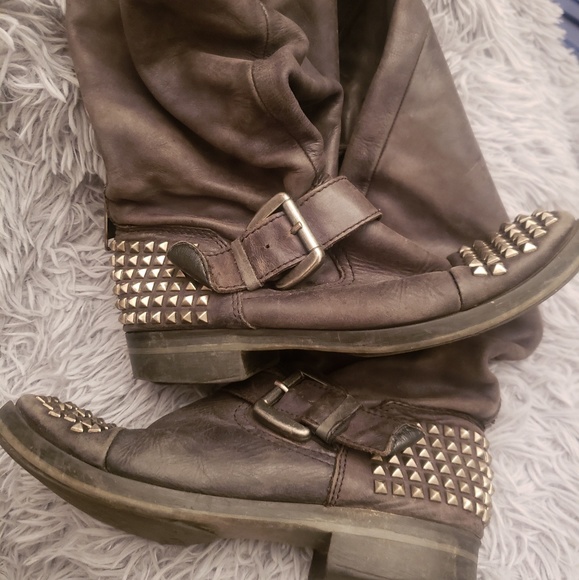 STEVE MADDEN | Studded Knee High Vader Boots! - Picture 4 of 8